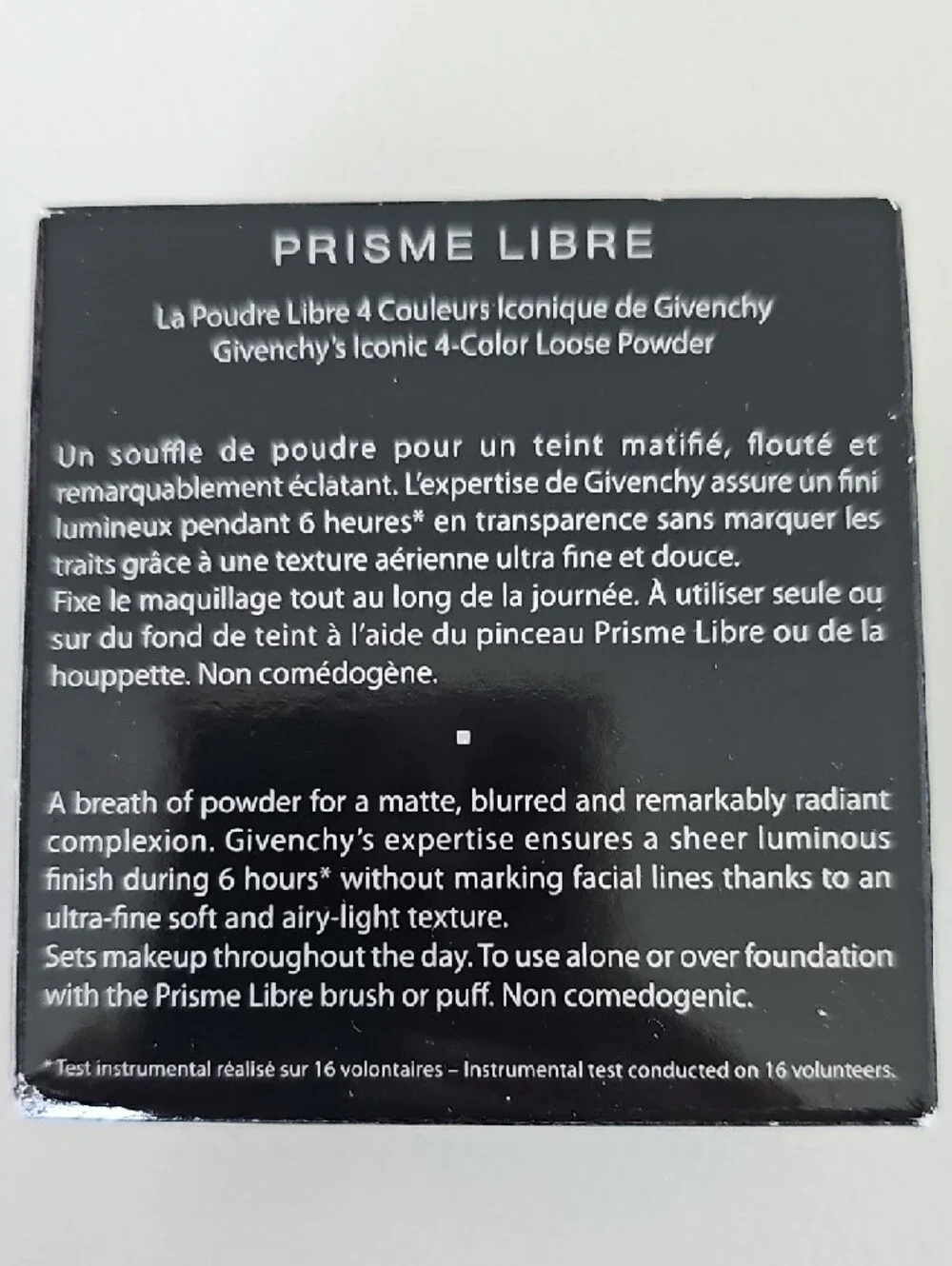 NIB Givenchy Prisme Libre Loose Powder- Color 4 Mousseline Acidulee. Large Size.